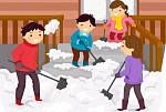 Приглашаем жителей микрорайона "ПОЛЁТ" завтра в субботу 15 января принять участие в субботнике по очистке от снега детских площадок
